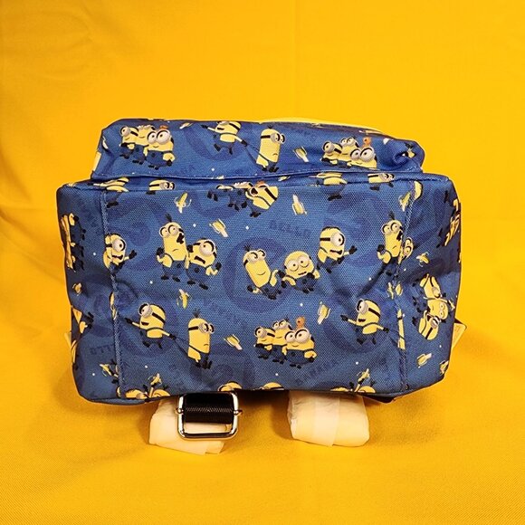 Loungefly Despicable Me Minions All-Over Print Nylon Square Mini Backpack NEW main image 7